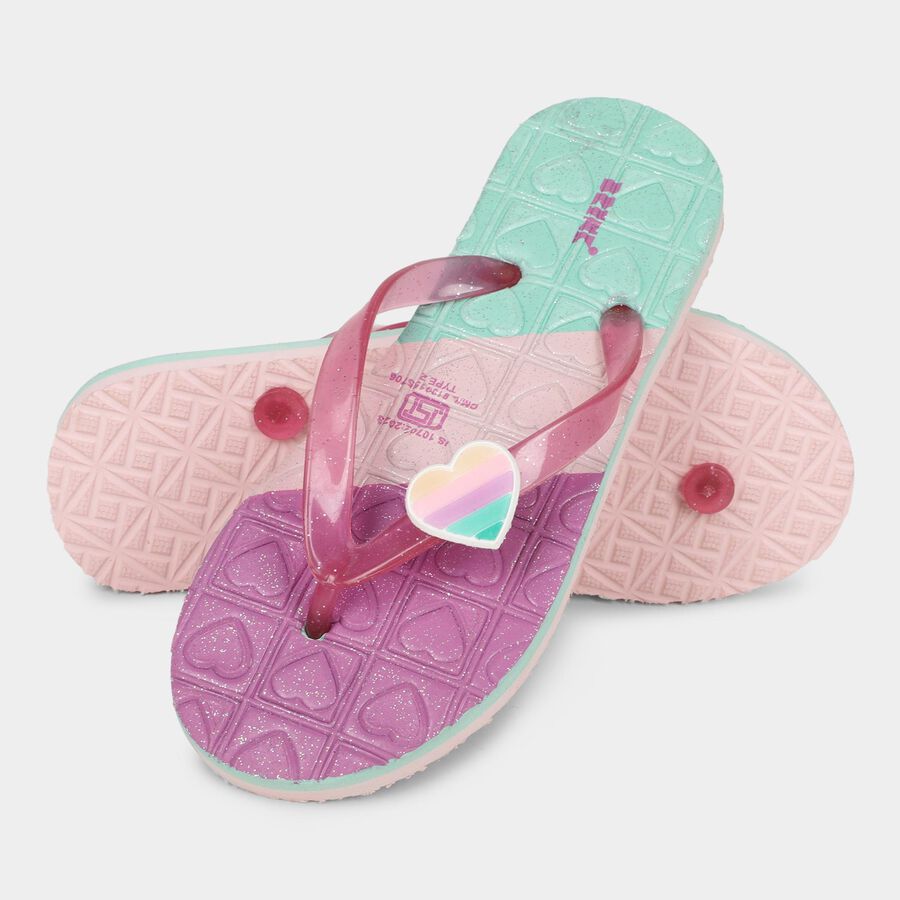 Girls' Slipper, Pink, large image number null