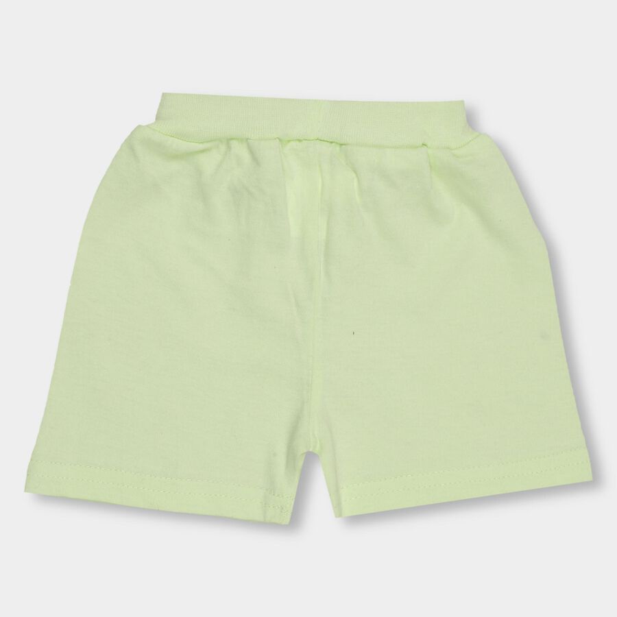 Infants' 100% Cotton Half Pant, पीला, large image number null