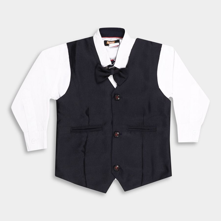 Boy's Cotton Casual Shirt, सफ़ेद, large image number null