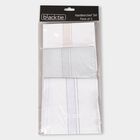 Men's Grey Cotton Handkerchief Set, हल्का ग्रे, small image number null