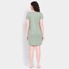 Ladies' 100% Cotton Nighty , हल्का हरा, small image number null