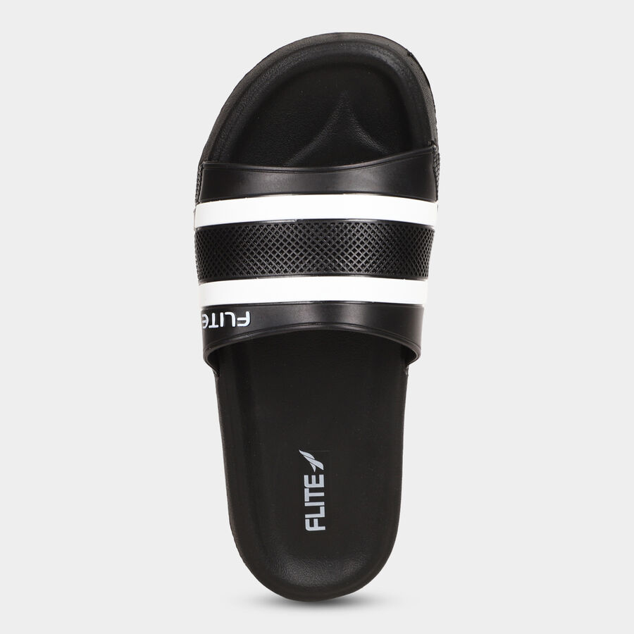 Men's Slippers, Black, large image number null