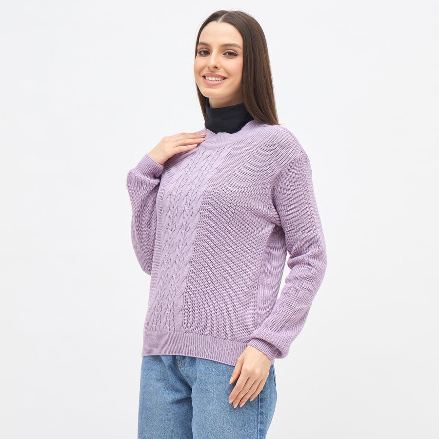 Ladies' Pullover, लाइलेक, large image number null