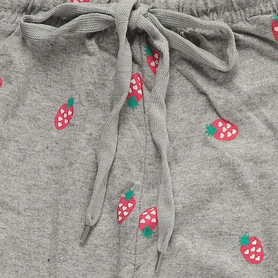 Girls' Pyjama, मिश्रित हल्का ग्रे, large