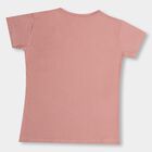 Girls' 100% Cotton T-Shirt , हल्का गुलाबी, small image number null