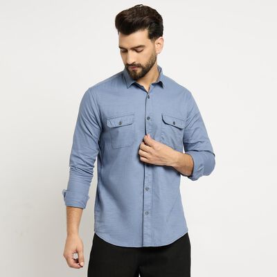 Men's 100% Cotton Casual Shirt