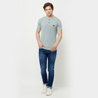 Solid Henley T-Shirt, Light Grey, small image number null