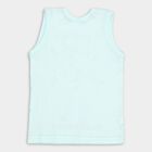 Infants' Cotton Vest, Aqua, small