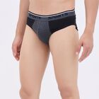 Men's V-Cut Briefs, Light Grey, small image number null