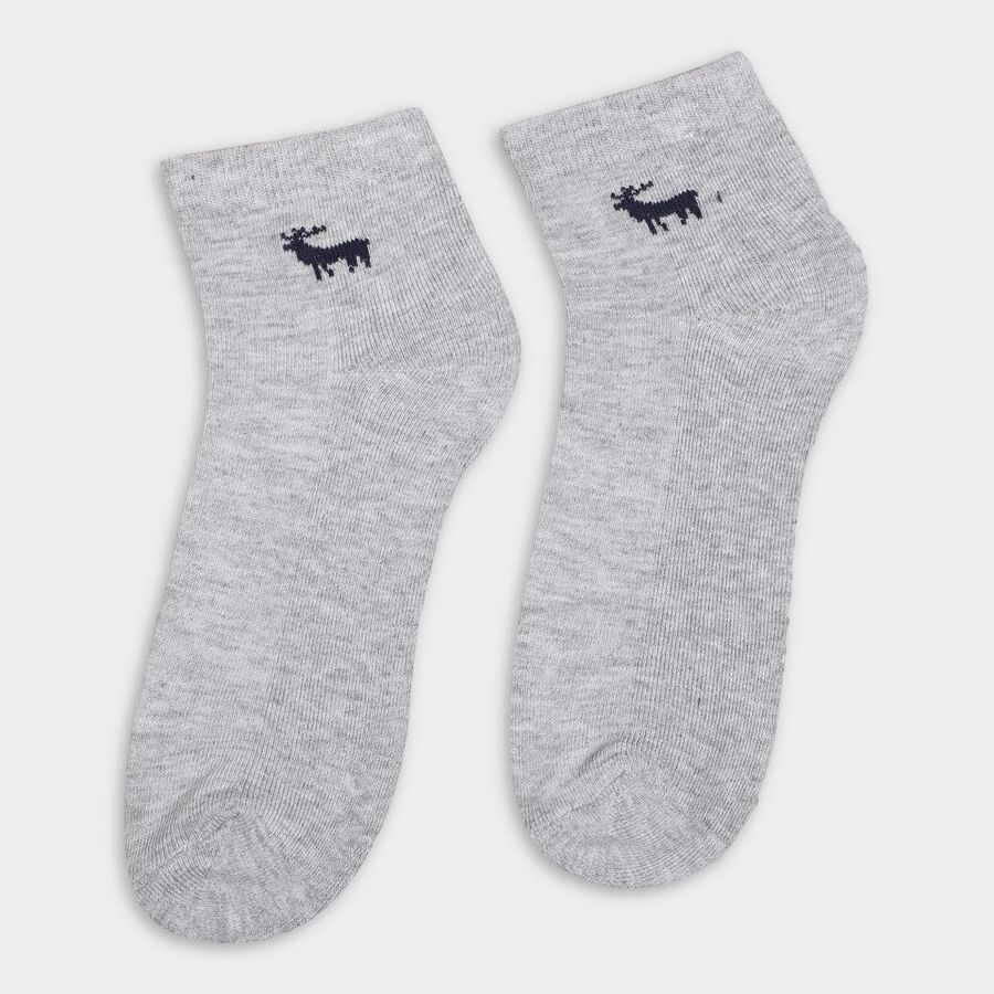 Men's Socks (Pack of 3), Navy Blue, large image number null