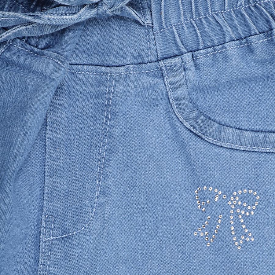 Girls' Pull Ups Jeans , Light Blue, large image number null