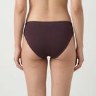 Women's Purple Regular Fit Solid Panty, बैंगनी, small