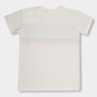 Boys' Half Sleeves T-Shirt , सफ़ेद, small image number null