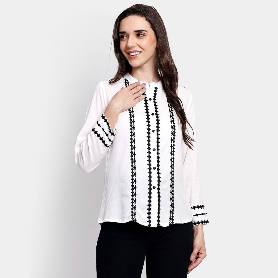 Ladies' Shirt, Off White, large image number null