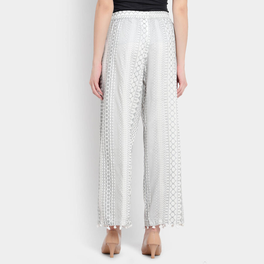 Printed Palazzo, Off White, large image number null