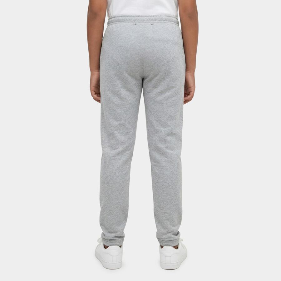 Boys' Light Grey Regular Fit Graphic Printed Pyjama, मिश्रित हल्का ग्रे, large