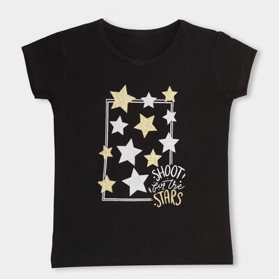 Girls' 100% Cotton T-Shirt 