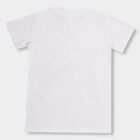 Boys' 100% Cotton Half Sleeves T-Shirt , सफ़ेद, small image number null