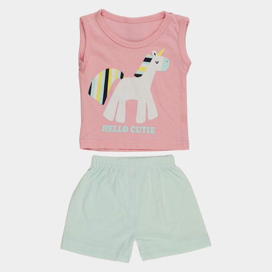 Infants' Short Set, गुलाबी, large