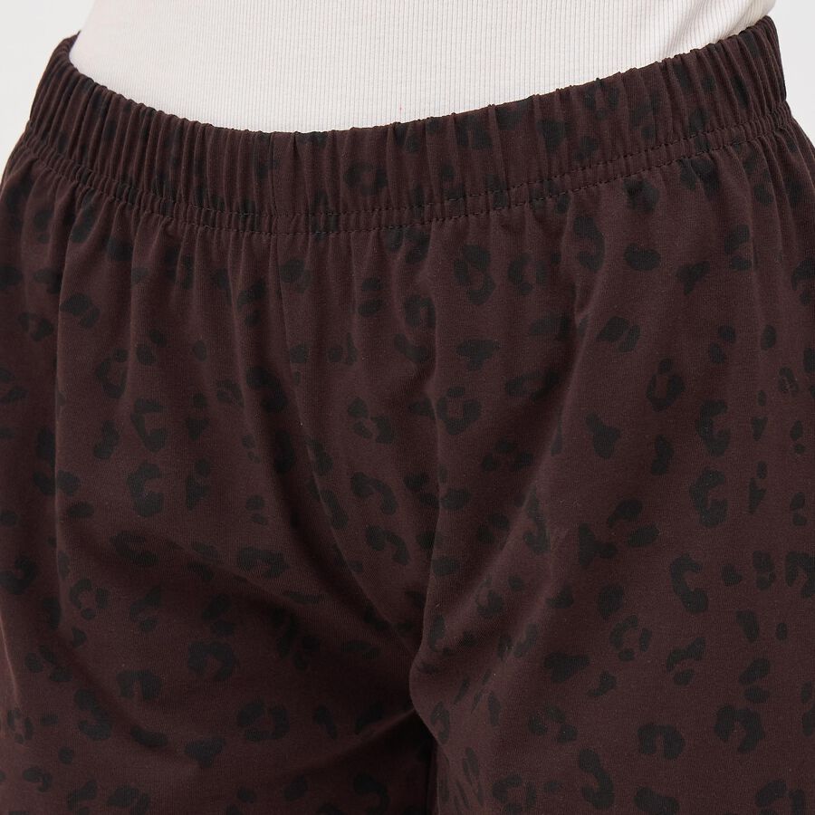 Ladies' Basic Shorts, भूरा, large image number null