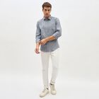 Men's Casual Shirt , Navy Blue, small image number null