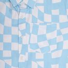 Boys' 100% Cotton Casual Shirt , हल्का नीला, small image number null