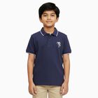 Boys' Half Sleeves T-Shirt, Mid Blue, small image number null