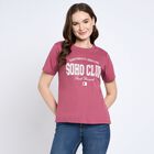 Ladies' Round Neck T-Shirt, Purple, small image number null