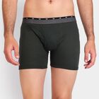 Men's 100% Cotton Trunks, Olive, small