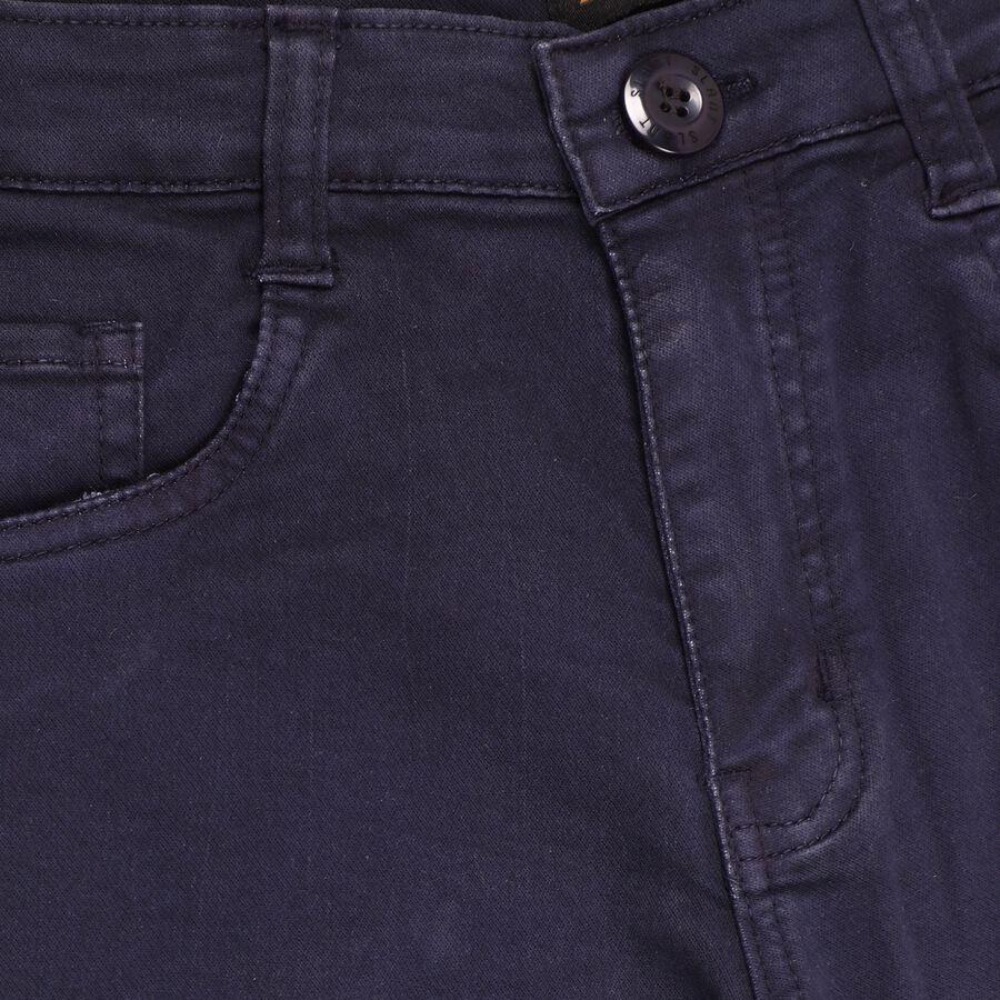 Boy's Trousers, Navy Blue, large image number null