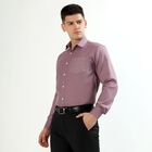 Men's Muted Lavender Classic Formal Shirt, बैंगनी, small