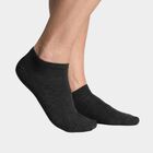 Men's Ankle Length Pack of 3 Socks ( Grey, White, Black ), मिश्रित हल्का ग्रे, small