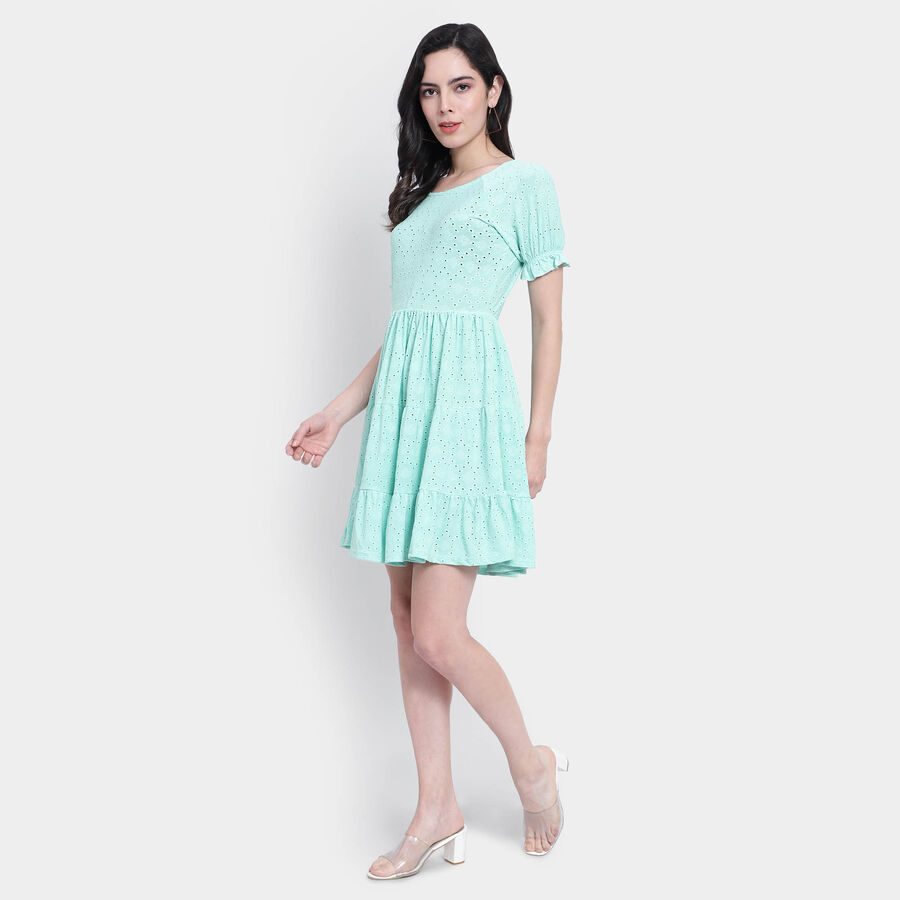 Solid Dress, Light Green, large image number null