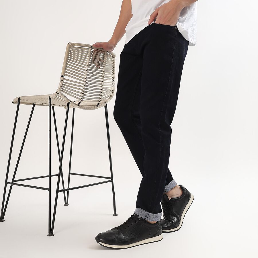 Men's Slim Fit Jeans, Dark Blue, large