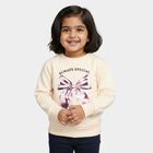 Girls' Sweatshirt, Beige, small image number null
