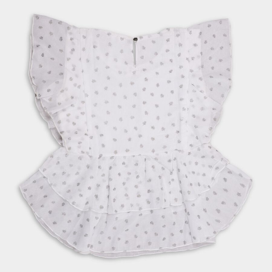 Girls' T-Shirt , White, large image number null