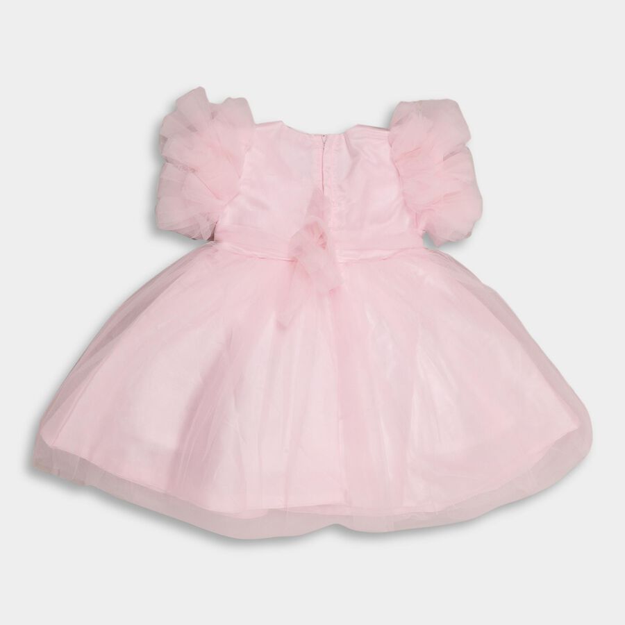 Girls' Frock , हल्का गुलाबी, large image number null