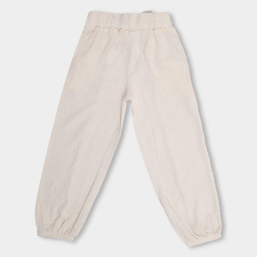 Girls' Trousers , Off White, large image number null