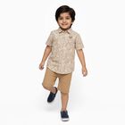 Infants' 100% Cotton Shirt, Beige, small image number null