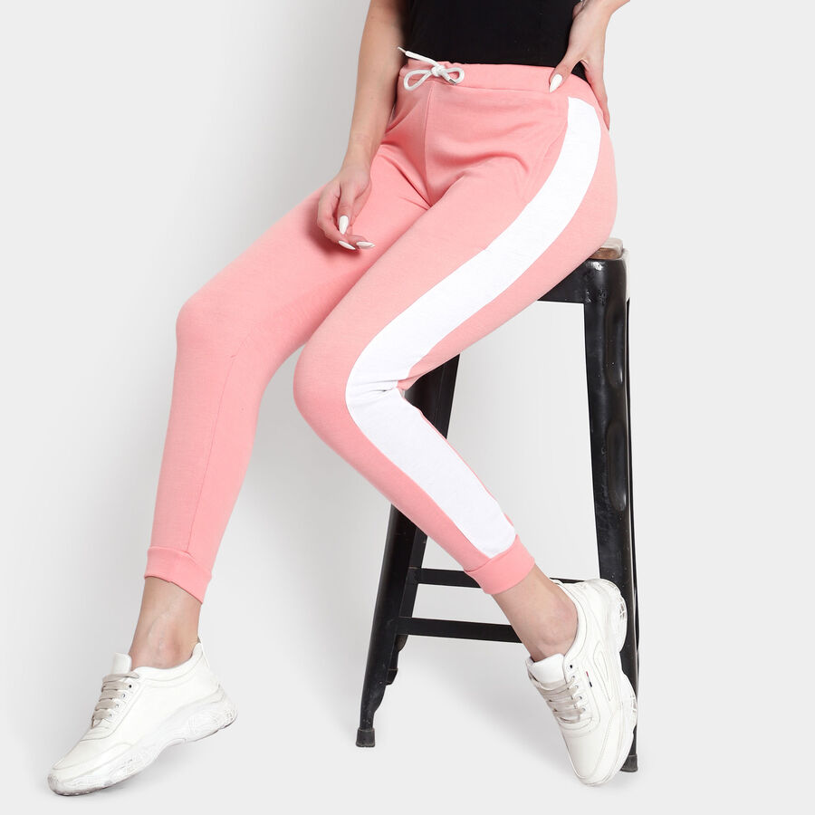 Solid Jogger Joggers, Pink, large image number null