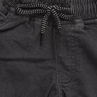 Boys' Faded Black Regular Fit Elasticated Jeans, हल्का ग्रे, small image number null