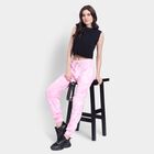 Ladies' 100% Cotton Track Pants , हल्का गुलाबी, small image number null