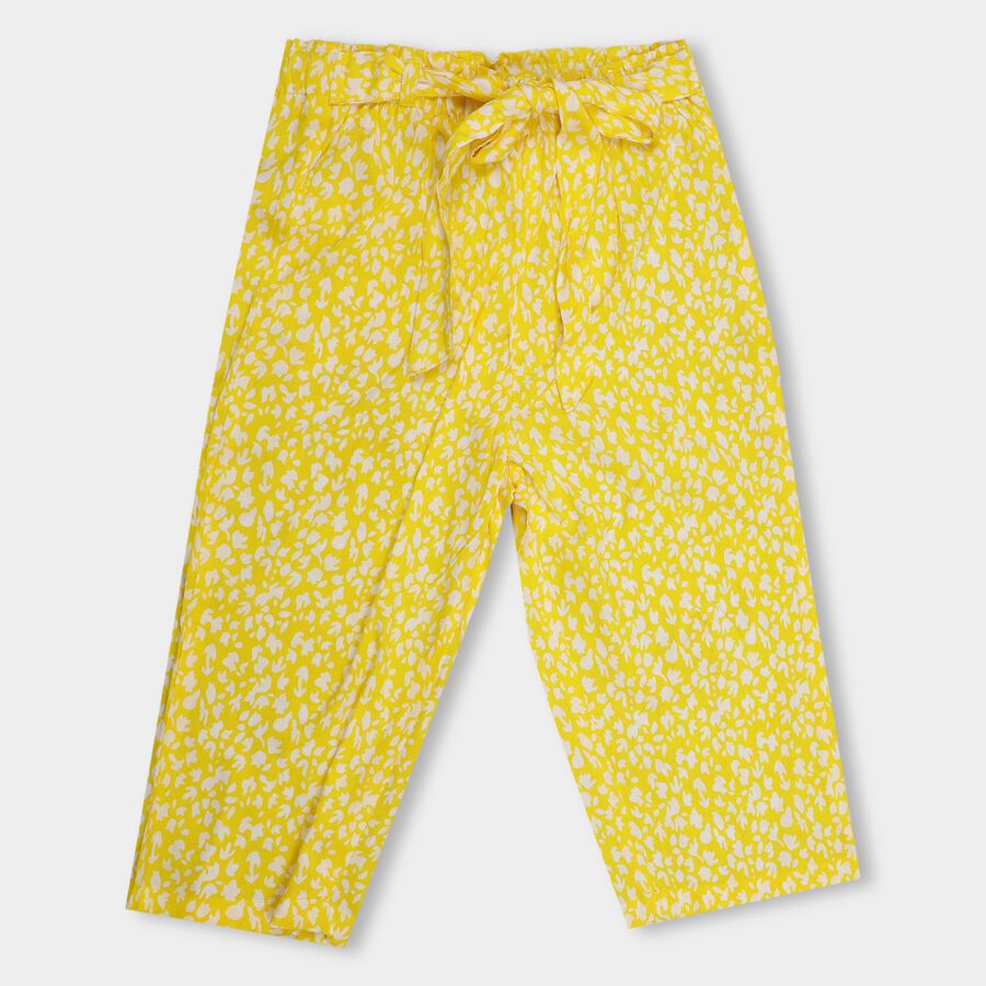 Girls' Capris , Yellow, large image number null