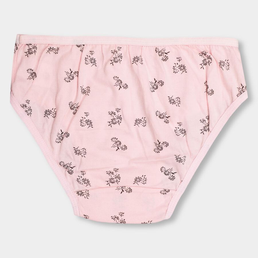 Girls' 100% Cotton V-Cut Panty, Pink, large image number null