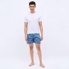 Men's 100% Cotton Boxers, Mid Blue, small image number null