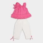 Girls' Capri Set, Pink, small image number null