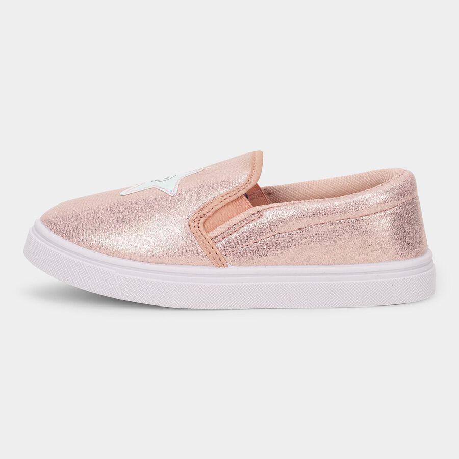 Girls' Shoes, गोल्डन, large image number null