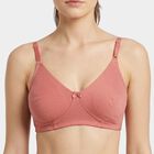 Women's Rust V Neck Bralette Bra, रस्ट, small