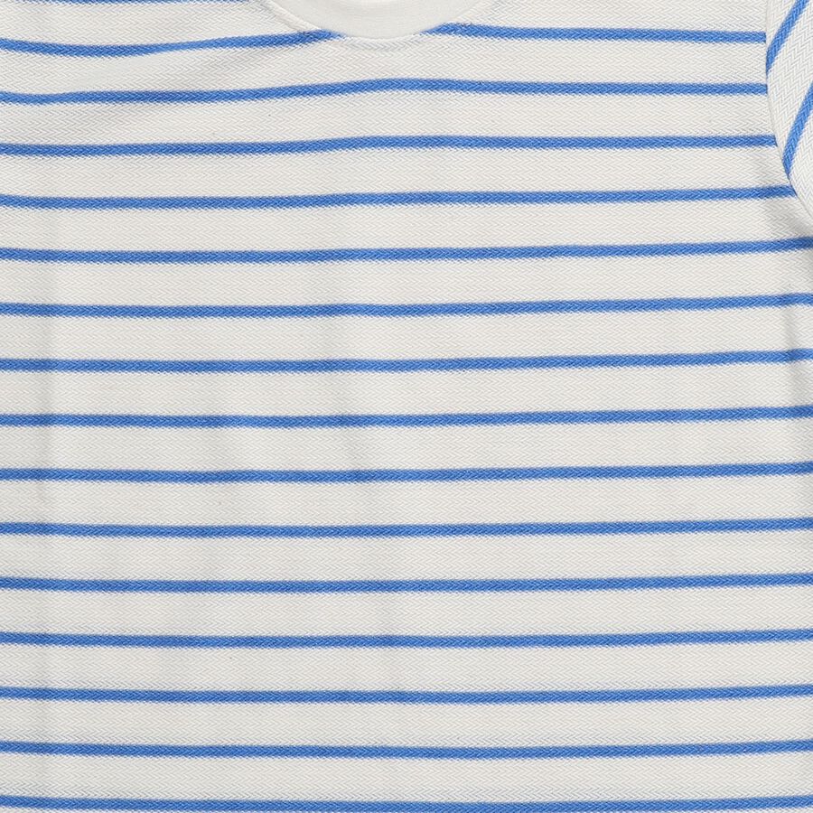 Boys Pale Powder Blue Crew Neck Casual T-Shirt, Light Blue, large