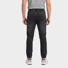 Men's Dark Grey Slim Fit Jogger Style Jeans, गहरा ग्रे, small